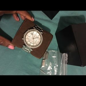 Silver Michael Kors watch